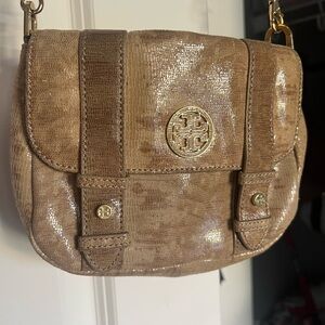Tory Burch Shimmering Gold Crossbody Bag